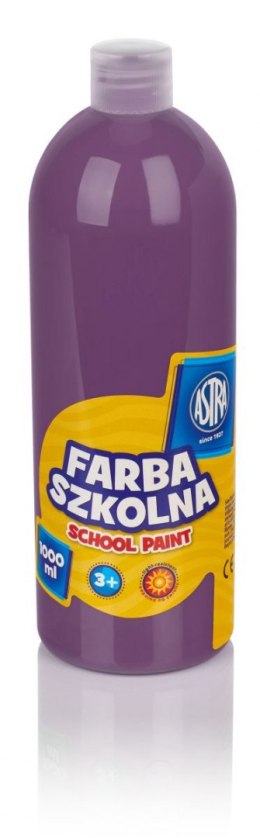 Farby plakatowe Astra szkolne kolor: śliwkowy 1000ml 1 kolor.