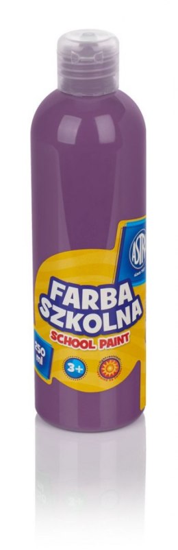 Farby plakatowe Astra szkolne kolor: śliwkowy 250ml 1 kolor.