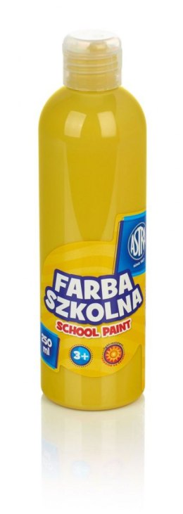 Farby plakatowe Astra szkolne kolor: żółty 250ml 1 kolor.