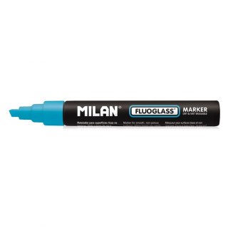 Marker specjalistyczny do szyb fluo wkład niebieski 2,0-4,0mm ścięta końcówka Milan (591295212)