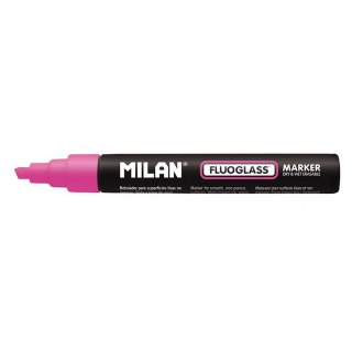 Marker specjalistyczny do szyb fluo wkład różowy 2,0-4,0mm ścięta końcówka Milan (591293412)