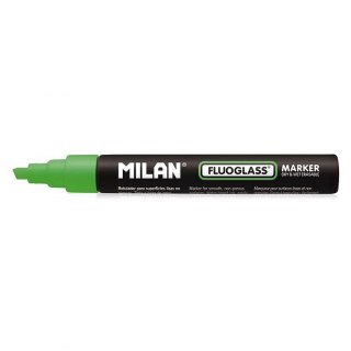 Marker specjalistyczny do szyb fluo wkład zielony 2,0-4,0mm ścięta końcówka Milan (591296012)