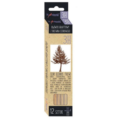 Ołówek ołówek cedrowy 3H St.Majewski (3H)