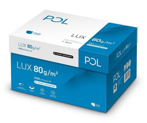 Papier ksero Pol lux A3 biały 500k. 80g