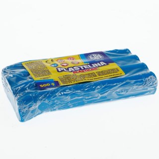 Plastelina 1 kol. niebieska 500g Astra