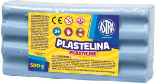 Plastelina 1 kol. niebieska 500g Astra
