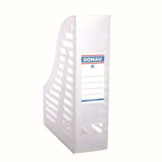 Pojemnik na dokumenty pionowy A4 przezroczysty poliester [mm:] 85x245x 315 Donau (7464001PL-09)