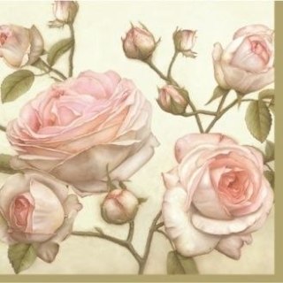 Serwetki beauty roses papier [mm:] 330x330 (SDL085000)
