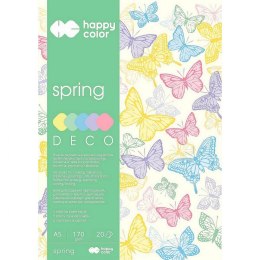 Zeszyt papierów kolorowych A5 170g 20k Happy Color (3817 1520-110)