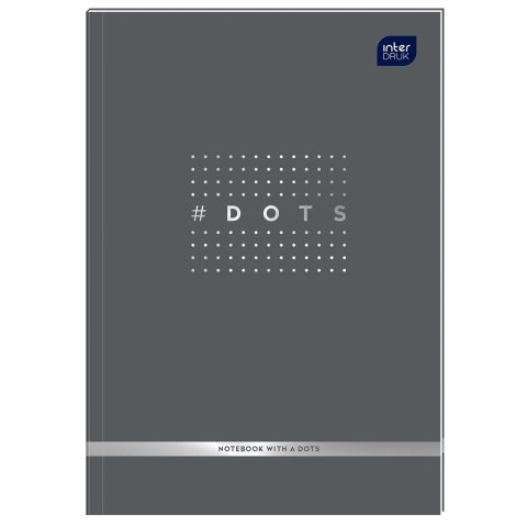 Brulion A5 64k. 80g kropki Interdruk (BRA564#KRO)