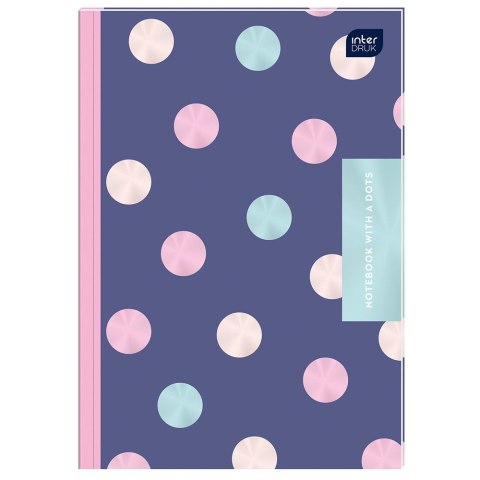 Brulion A5 64k. 80g kropki Interdruk (BRA564#KRO)