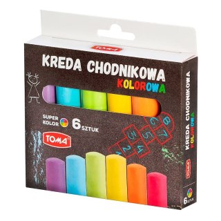 Kreda CHODNIKOWA kolor: mix 6 szt Toma