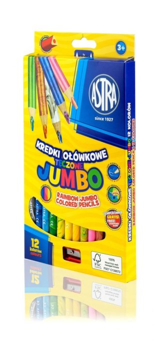 Kredki ołówkowe 12 kol. Astra