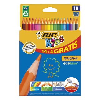 Kredki ołówkowe Evolution 24 kol. Bic Kids (829025)