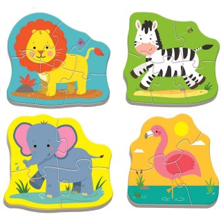 Puzzle puzzle baby classic zwierzatka na safari 18 el. Trefl (36073)