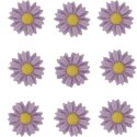 Kwiaty Titanum Craft-Fun Series samoprzylepne z żywicy (18BR-52)