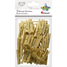 Ozdoba drewniana Titanum Craft-Fun Series klamerki (175042X)
