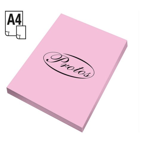 Papier kolorowy A4 różowy jasny Protos
