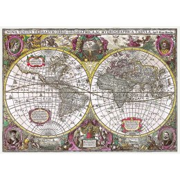 Puzzle Trefl mapa ziemi 1630 2000 el. (27095)