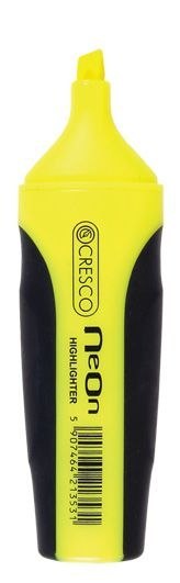 Zakreślacz Cresco NEON, żółty 1,0-5,0mm (270046)