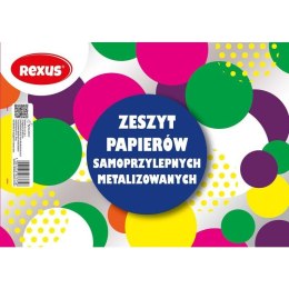 Zeszyt papierów kolorowych Rexus A5 80g 8k [mm:] 202x144 (607375)