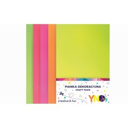 Arkusz piankowy Noster pianka dekoracyjna NC-014 kolor: mix 5 ark.