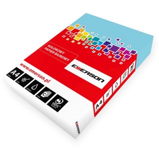 Papier kolorowy A4 kolorowy jasny niebieski, A4 niebieski 50k. 80g [mm:] 210x297 Emerson (xem408048)