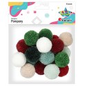 Pompony Titanum Craft-Fun Series pastelowe mix 18 szt (DIY19308)