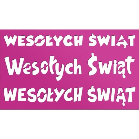 Szablon Titanum Craft-Fun Series Boże Narodzenie - Wesołych Świąt (DIY18-48) Szablon Titanum Craft-Fun Series Boże Narodzenie - Wesołych Świąt (DIY18-48)