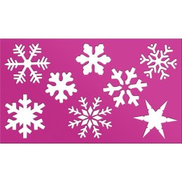 Szablon Craft-Fun Series Boże Narodzenie - płatki śniegu Titanum (DIY18-47)