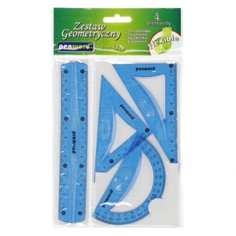 Komplet geometryczny Sdm 4 el. 15cm. 4 el. (8810) Komplet geometryczny Sdm 4 el. 15cm. 4 el. (8810)