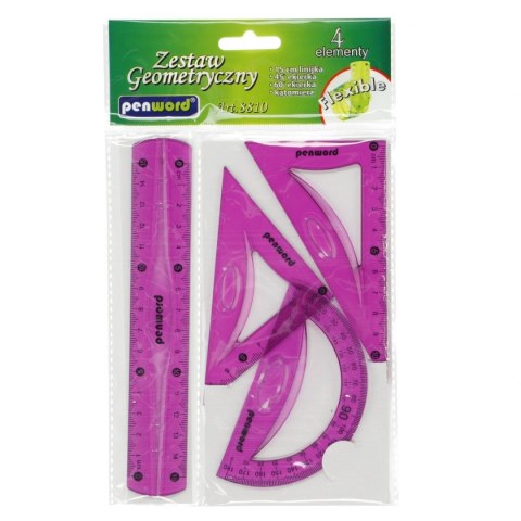 Komplet geometryczny Sdm 4 el. 15cm. 4 el. (8810) Komplet geometryczny Sdm 4 el. 15cm. 4 el. (8810)