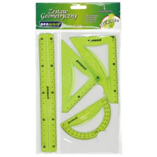 Komplet geometryczny 4 el. 20cm. 4 el. Sdm (8815)