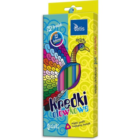 Kredki ołówkowe Tetis Tetiski Tetiski 12 kol. (KT003-AB) Kredki ołówkowe Tetis Tetiski Tetiski 12 kol. (KT003-AB)