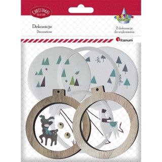 Ozdoba drewniana Craft-Fun Series bombka do złożenia Titanum (91942)