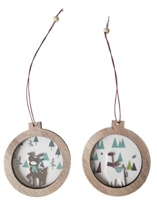 Ozdoba drewniana Craft-Fun Series bombka do złożenia Titanum (91942)