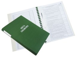 Teczka do akt osobowych Warta zadrukowana ABCD A4 - Zielony (021824-339-084)