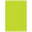 Teczka kartonowa na gumkę A4+ limonkowa Interdruk (TEGUFLUOL)