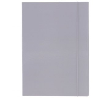 Teczka z szerokim grzbietem na gumkę A4 szary Barbara (1821034)