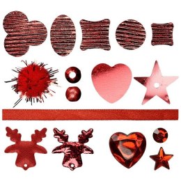 Zestaw dekoracyjny Titanum Craft-Fun Series zestaw do dekoracji czerwony (182206-2)