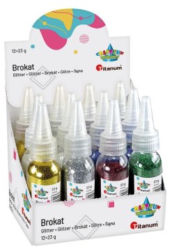 Brokat Titanum Craft-Fun Series 6 kolory x 2 szt. w buteleczkach 15g