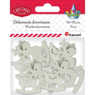 Ozdoba drewniana Craft-Fun Series renifery Titanum (MTCR-WDC798)