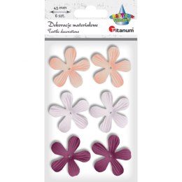 Ozdoba materiałowa Titanum Craft-Fun Series kwiatki (ZD-006-1)