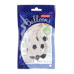 Balon gumowy Partydeco gumowy biały piłka 30 cm/6 sztuk biały 300mm (SB14P-299-008B-6)