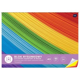 Blok rysunkowy Interdruk A3 kolorowy 60g 20k [mm:] 420x297 (BLRA3K)
