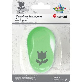 Dziurkacz ozdobny Craft-Fun Series 25mm tulipan Titanum (T-8810-31)