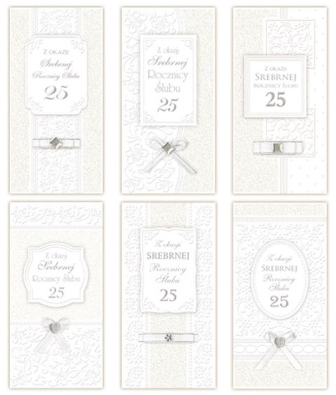 Kartka składana Rocznica ślubu DL Merigraf (5902221807886)