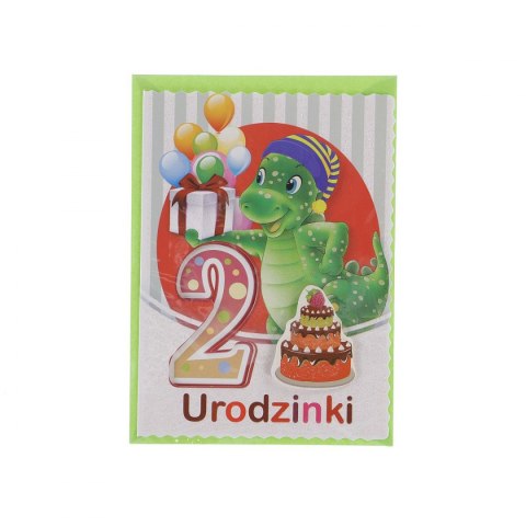Kartka składana Top Graphic urodziny 1-5 lat B6 (5907786924894) Kartka składana Top Graphic urodziny 1-5 lat B6 (5907786924894)