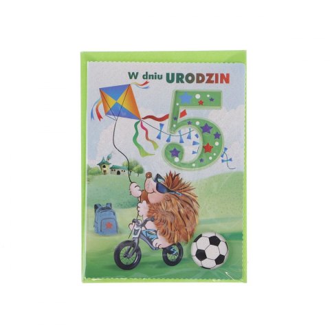 Kartka składana Top Graphic urodziny 1-5 lat B6 (5907786924894) Kartka składana Top Graphic urodziny 1-5 lat B6 (5907786924894)