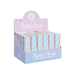 Konfetti Godan pastel party, kółeczka papierowe miks, 15 cm (JC-KPPP15)